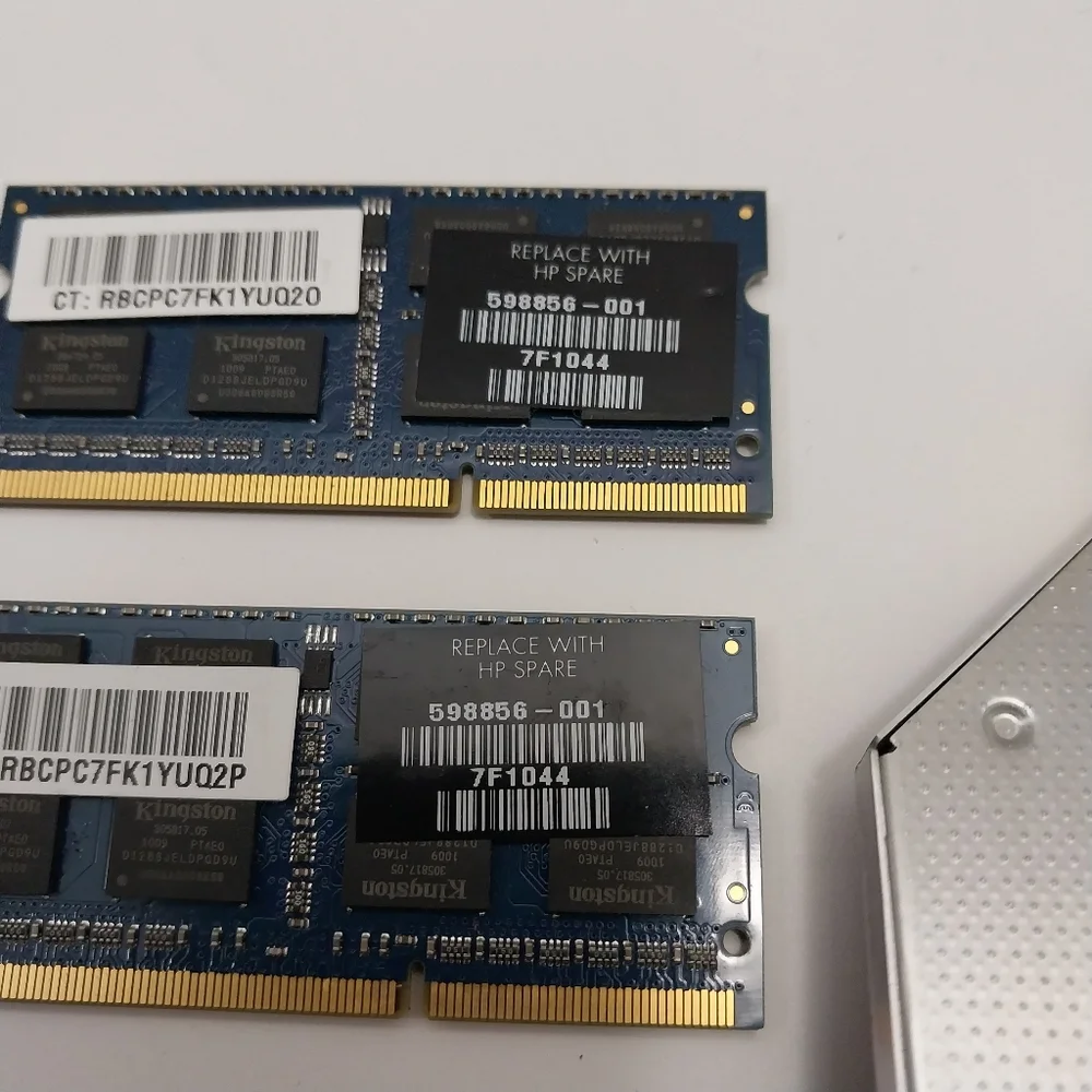 HP Black Notebook Battery and Computer Parts Set
